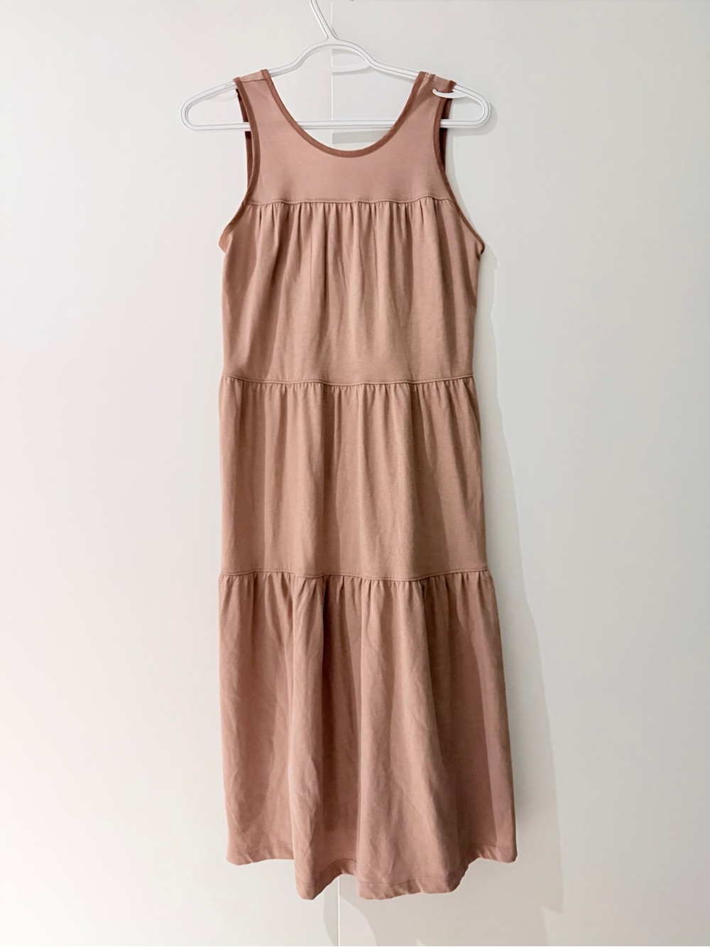 Everlane - The Weekend Tiered Cotton Midi Dress - XS